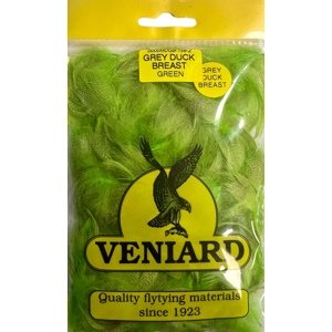 Veniard Peří z Divoké Kachny Mallard Duck Drake Round Breast Green 2g