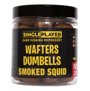 SinglePlayer Wafters Dumbells Smoked Squid 150g 16mm Hmotnost: 150g, Průměr: 16mm