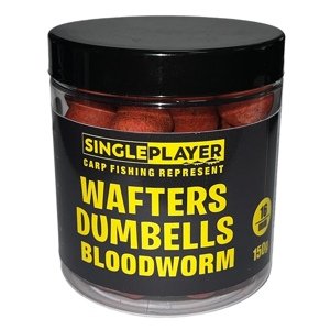 SinglePlayer Wafters Dumbells Bloodworm 150g 16mm Hmotnost: 150g, Průměr: 16mm