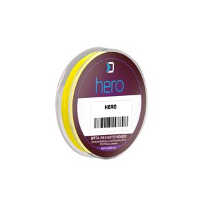 Delphin Návazcová Šňůra Hero 8 Fluo Žlutá Délka: 15m, Nosnost: 10,5kg, Průměr: 0,16mm