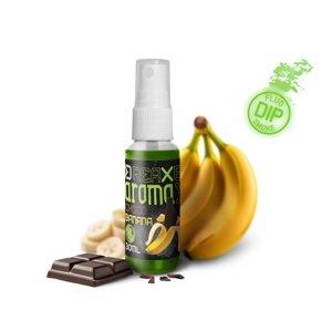 Delphin Dipovací Sprej Aromax 30ml Příchuť: Čokoláda-Banán/fluo zelená