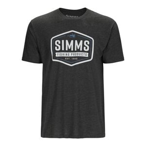 Simms Tričko Fly Patch T-Shirt Charcoal Heather Velikost: XL