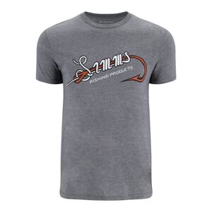 Simms Tričko Hook & Loop T-Shirt Athletic Heather Velikost: L