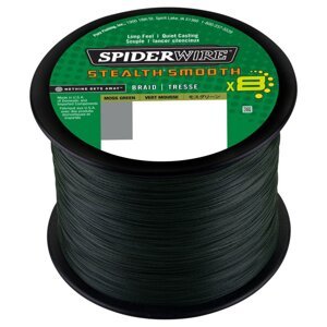 SpiderWire Pletená Šňůra Stealth Smooth8 Moss Green 1m Nosnost: 38,1kg, Průměr: 0,33mm