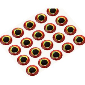 Sybai Epoxidové Oči 3D Epoxy Fish Eyes Bloody Průměr: 5mm