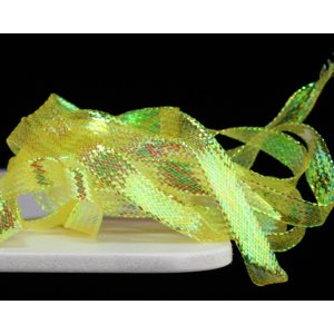 Sybai Hřbítková Stuha Pearl Braidback Black Yellow 4,5mm 1m