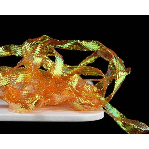 Sybai Hřbítková Stuha Pearl Braidback Black Orange 4,5mm 1m