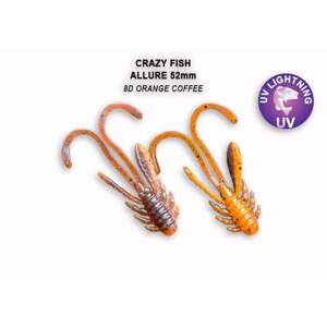 Crazy Fish Gumová Nástraha Allure 5,2cm Barva: Orange Coffee, Počet kusů: 6ks, Délka cm: 5,2cm