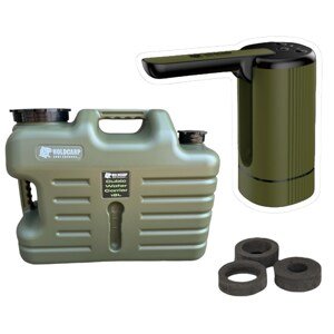Holdcarp Set Automatická Pumpa Smart Rechargeable Tap + Kanystr Cubic Water Carrier 18L