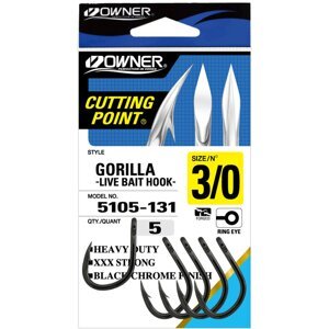 Owner háček S Očkem Cutting Point 5105 Počet kusů: 6ks, Velikost háčku: #1/0
