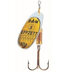 Dam Třpytka Effzett Standard Spinner Reflex Gold Hmotnost: 6g, Velikost: 3