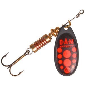 Dam Třpytka Effzett Standard Spinner Black Red Hmotnost: 12g, Velikost: 5