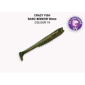 Crazy Fish Gumová Nástraha Nano Minnow 14 Počet kusů: 5ks, Délka cm: 9cm