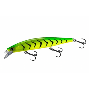 Shimano Wobler BT World Minnow Flash Boost Fire Tiger Délka: 11,5cm, Hmotnost: 17g, Maximální ponor: 1,5m