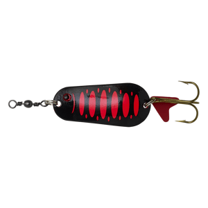Dam Plandavka Effzett Standard Spoon Fluo Red/Black UV Délka: 8cm, Hmotnost: 45g