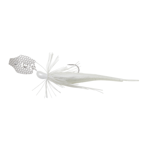 Savage Gear Nástraha Crazy Swim Jig Sinking White Silver Délka: 12,5cm, Hmotnost: 20g