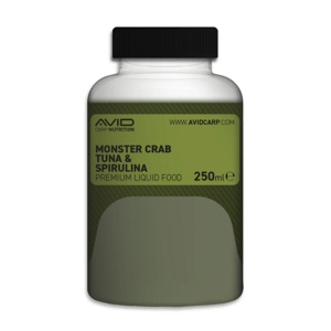 Avid Avid Carp Tekutá Potrava Premium Liquid Food Monster Crab-Tuna & Spirulina 250ml