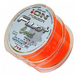 AWAS Vlasec Ion Power Fluo+ Coral 600m 2x300m Nosnost: 5,09kg, Průměr: 0,203mm