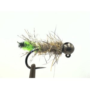 AzFishing Az-Fishing Nymfa s Tungstenovou Hlavou Chrostík ve Schránce Velikost háčku: #12, Průměr Tugnstenu: 3,8mm