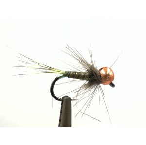 AzFishing AZ-Fishing Nymfa s Tungstenovou Quill Olive Velikost háčku: #16, Průměr Tugnstenu: 2,8mm