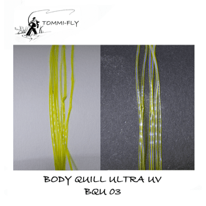 Tommi-Fly Body Quill Ultra UV Yellow