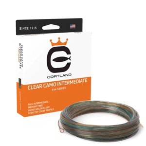 Cortland Muškařská Šnůra 444 Classic Intermediate Clear Camo Fresh/Salt WF 90ft Aftma: #5