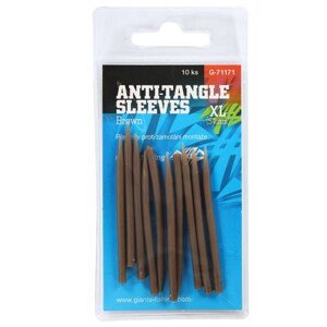 Giants Fishing Převleky Proti Zamotání Anti-Tangle Sleeves Brown 10ks Délka: 54mm, Velikost: XL