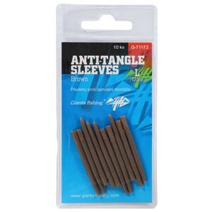 Giants Fishing Převleky Proti Zamotání Anti-Tangle Sleeves Brown 10ks Délka: 40mm, Velikost: L