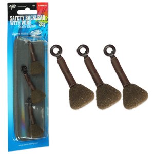 Giants Fishing Zátěž Safety Backlead With Wire Sandy Brown 3ks Hmotnost: 42g (1.5 oz)