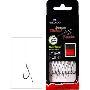 Mikado Návazec Method Feeder 10cm s Jehlou 8ks Velikost háčku: #12, Průměr: 0,23mm