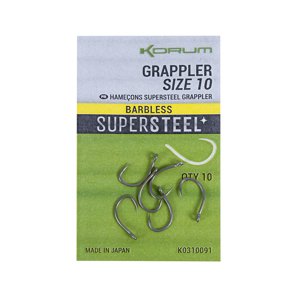 Korum Háčky Grappler Hooks Barbless 10ks Velikost háčku: #12