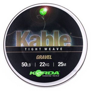Korda Olověná Šňůra Kable Tight Weave 7m Varianta: Gravel