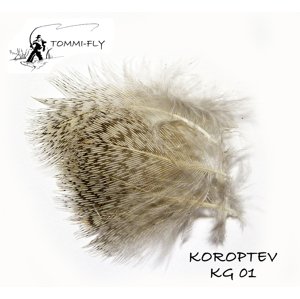 Tommi-Fly Pírka Koroptev Přírodní Grizzly 20ks