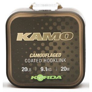 Korda Návazcová Šňůrka Kamo coated Hooklink 20m Varianta: 20lb, Nosnost: 9,1kg