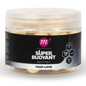 Mainline Plovoucí Boilie Super Buoyant Pop-Ups ISO Fish White 150ml Průměr: 13mm, Objem: 150ml