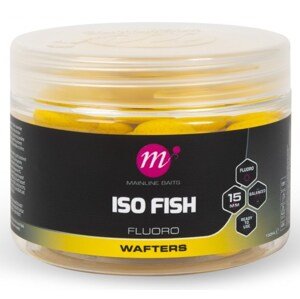 Mainline Vyvážené Boilie Fluoro Wafters ISO Fish Yellow 150ml Průměr: 15mm, Objem: 150ml