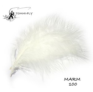 Tommi-Fly Peří Premium Marabou Bílá