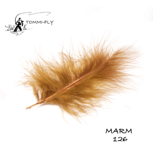 Tommi-Fly Peří Premium Marabou Hnědá