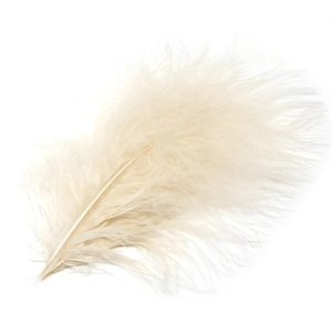 Tommi-Fly Peří Premium Marabou Světle Béžová