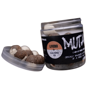 G.B.U. Neutrálně Vyvážené Boilies Mutant Livero Black Pepper Asa 130g Hmotnost: 130g, Průměr: 24mm