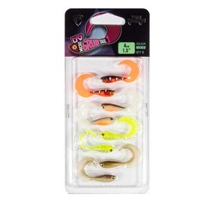 Fox Rage Gumová Nástraha Micro Grub Mixed Colour Lure Pack 4cm