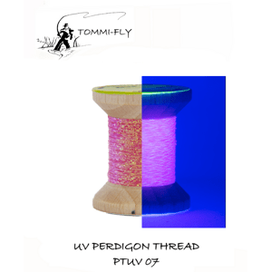 Tommi-Fly Nit UV Perdigon Thread Hot Orange