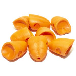 Flymen Hlava Double Barrel Popper & Slider Bodies Orange Počet kusů: 8ks, Velikost: M, Rorměr: 20x17mm