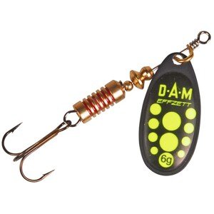 Dam Třpytka Effzett Standard Spinner Black Yellow Hmotnost: 12g, Velikost: 5