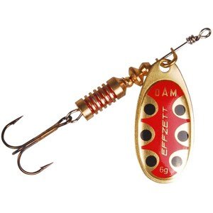Dam Třpytka Effzett Standard Spinner Copper Black Dot Hmotnost: 12g, Velikost: 5