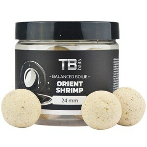 TB Baits Vyvážené Boilie Balanced White Edition + Atraktor Orient Shrimp 100g Hmotnost: 100g, Průměr: 24mm