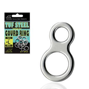 JK Fishing Kroužky TGR Heavy Type 304 Stainless Steel Nosnost: 500lb, Počet kusů: 9ks, Velikost: M