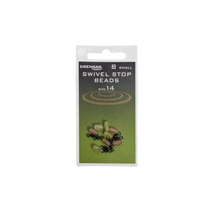 Drennan Obratlíky s Korálkem Swivel Stop Beads 8ks Varianta: Large, Nosnost: 15lb, Velikost: #9