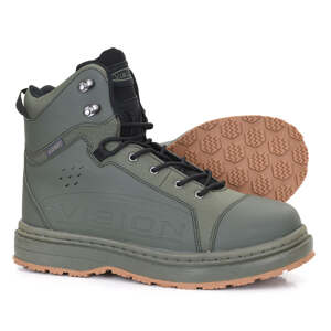 Vision Brodící Boty Koski Gummi 2.0 Wading Shoe Green Velikost: 40