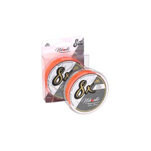 Mikado Pletená Šňůra Nihonto Octa Braid Fluo Oranžová 300m Délka: 300m, Nosnost: 35,4kg, Průměr: 0,35mm